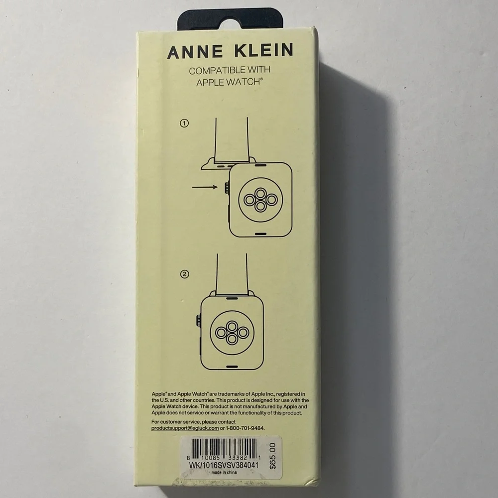 Anne Klein Silver Chain Link Bracelet Band for Apple Watch (38/40/41mm)